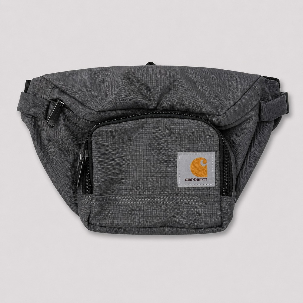 Carhartt Gray Waist Bag Fanny Pack Crossbody Sling Travel Utility Pouch